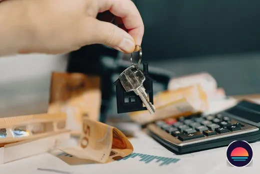 Close-up of a hand exchanging cash and car keys, representing a Miami cash-for-cars transaction