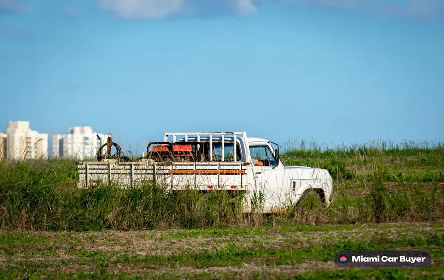High-mileage work truck in Homestead being sold for cash